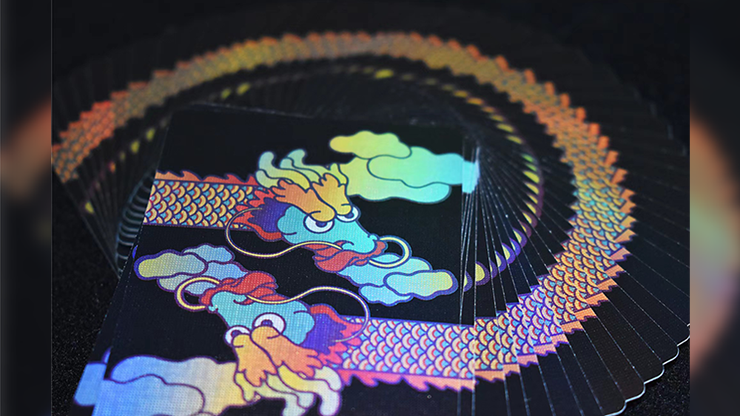 The King of Dragon Holographic Playing Cards