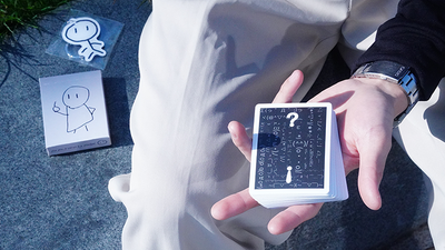 Simple Doodle Monochrome Playing Cards by Bacon Playing Cards