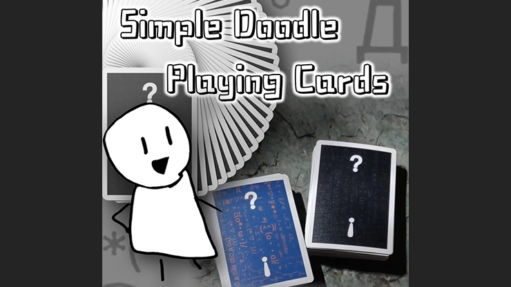 Simple Doodle Color Playing Cards by Bacon Playing Cards