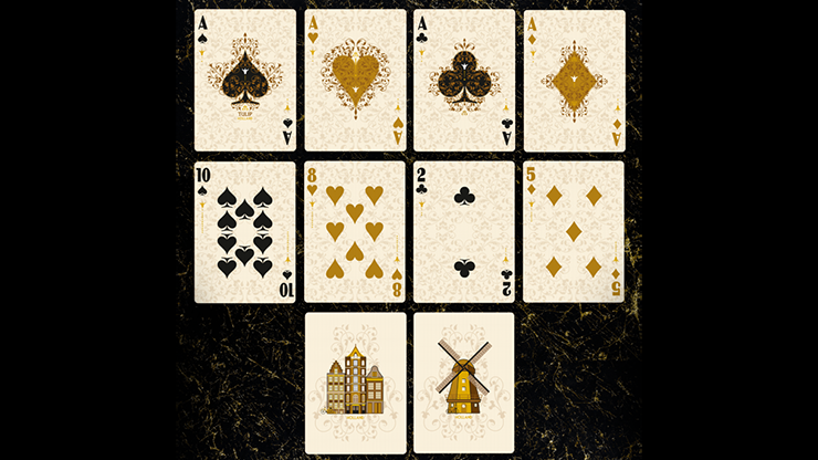 Grand Tulip Limited Edition Gold Playing Cards by DCHC