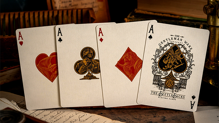 The Beetle Backs Playing Cards - Cobalt Edition