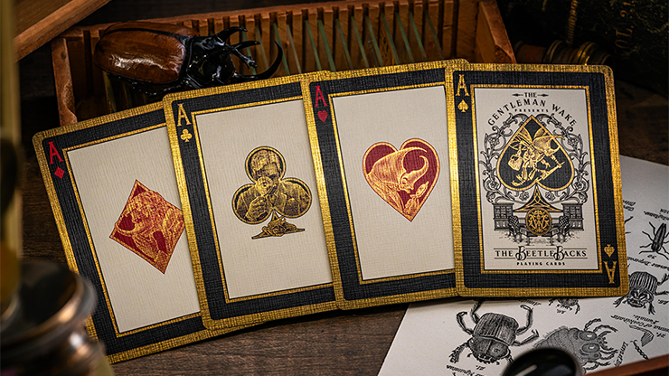 The Beetle Backs Playing Cards - Prestige Limited Edition (Black)