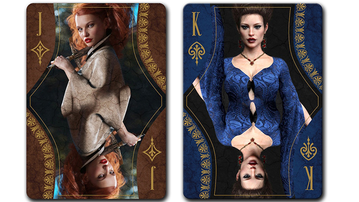 Rubynis Royal Playing Cards by Sixty Four Playing Cards