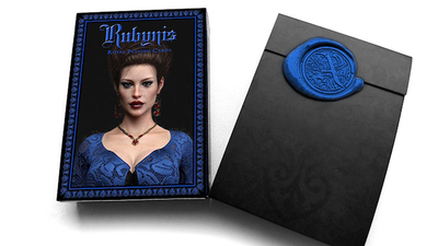 Rubynis Royal Playing Cards with Blue Wax Seal