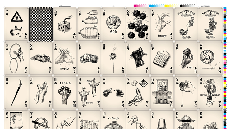 Magician Knows V1 Black and White Playing Cards by 808 Magic and Alan Wong