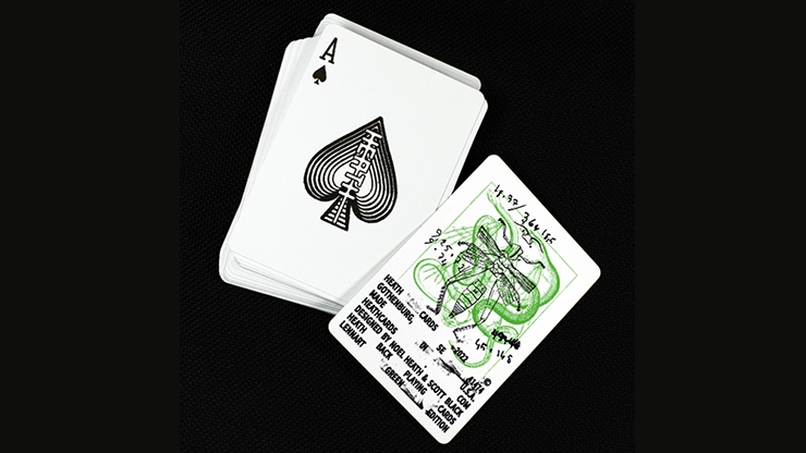Heath Back Playing Cards by Lennart Green