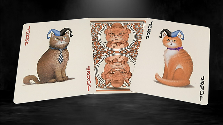 Bicycle Poker Cats V2 with Great New Card Backs