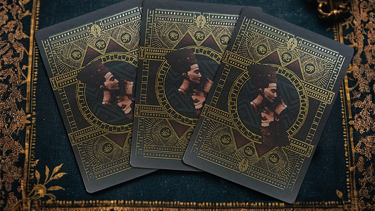 Egypt Mythology Black Edition Playing Cards - Dark Gray
