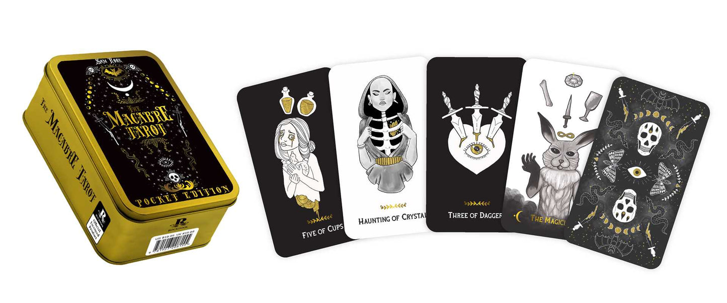 Macabre Tarot Pocket Tin Edition By Sam Rook