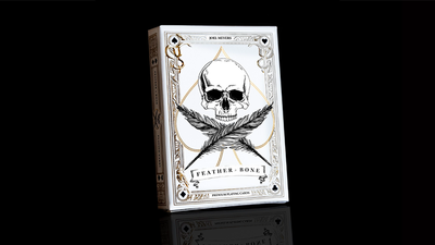 Feather and Bone Cobra Playing Cards - Limited Edition - White