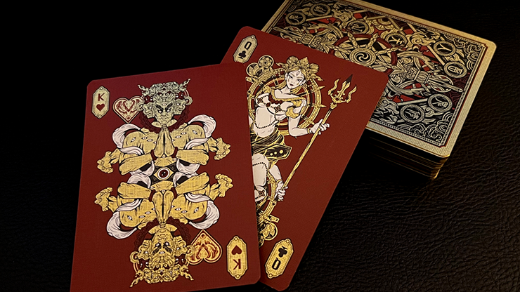 Asura Deluxe Playing Cards - Red