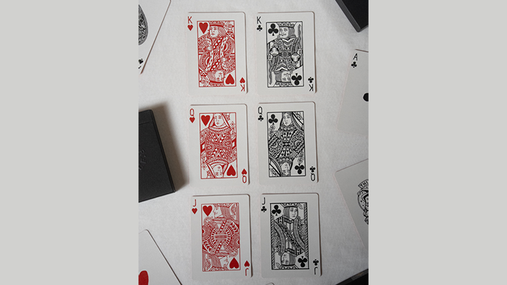No Borders Edition 2 Crown Back RED Playing Cards by Joker and the Thief
