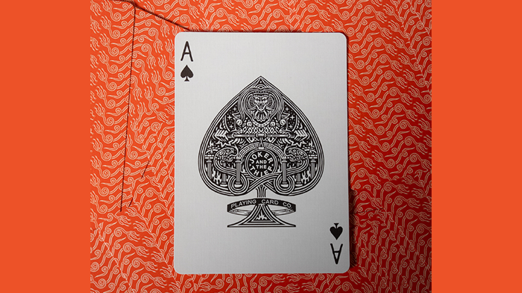 No Borders Edition 2 Crown Back RED Playing Cards by Joker and the Thief