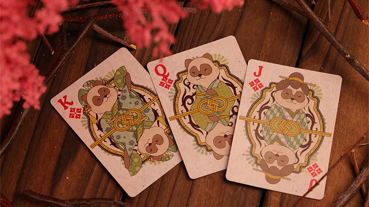 Tanuki Yukaku Playing Cards -Oiran-Dochu