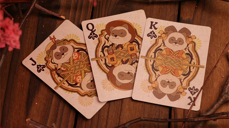 Tanuki Yukaku Playing Cards -Oiran-Dochu