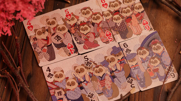 Tanuki Yukaku Playing Cards -Oiran-Dochu