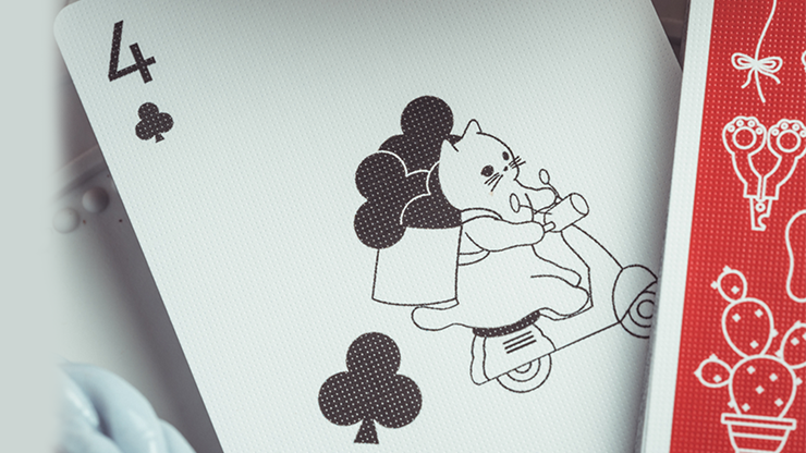 Diary of Kitten and Puppy - Kitten Orange Edition Playing Cards