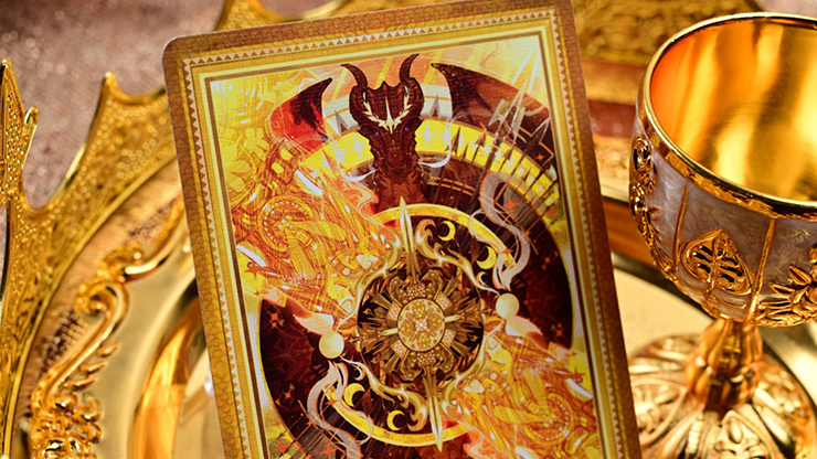 King Arthur V2 Playing Cards - Golden Dawn by KING STAR