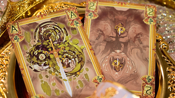 King Arthur V2 Playing Cards - Golden Dawn by KING STAR