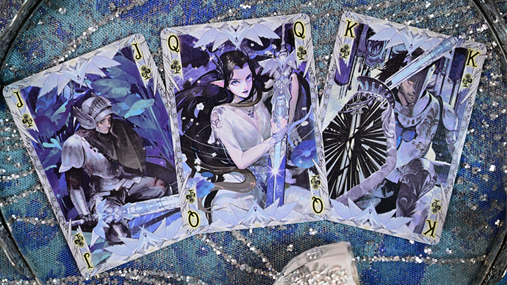 King Arthur V2 Playing Cards - Silver Fairyland by KING STAR