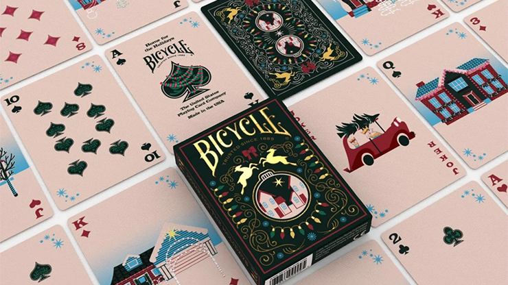 Bicycle Home for the Holidays Playing Cards by USPCC