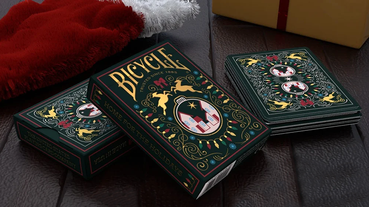 Bicycle Home for the Holidays Playing Cards by USPCC