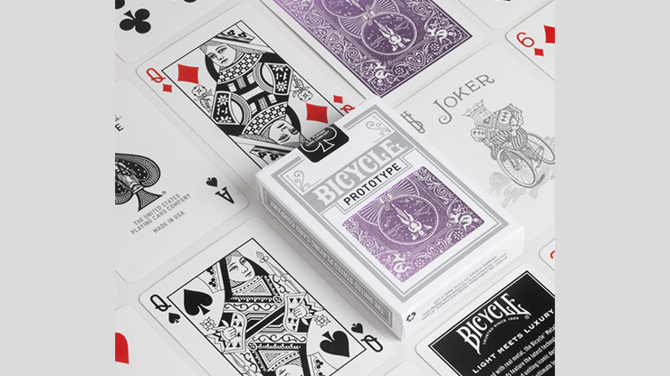 Bicycle Prototype Playing Cards - Purple Metalluxe