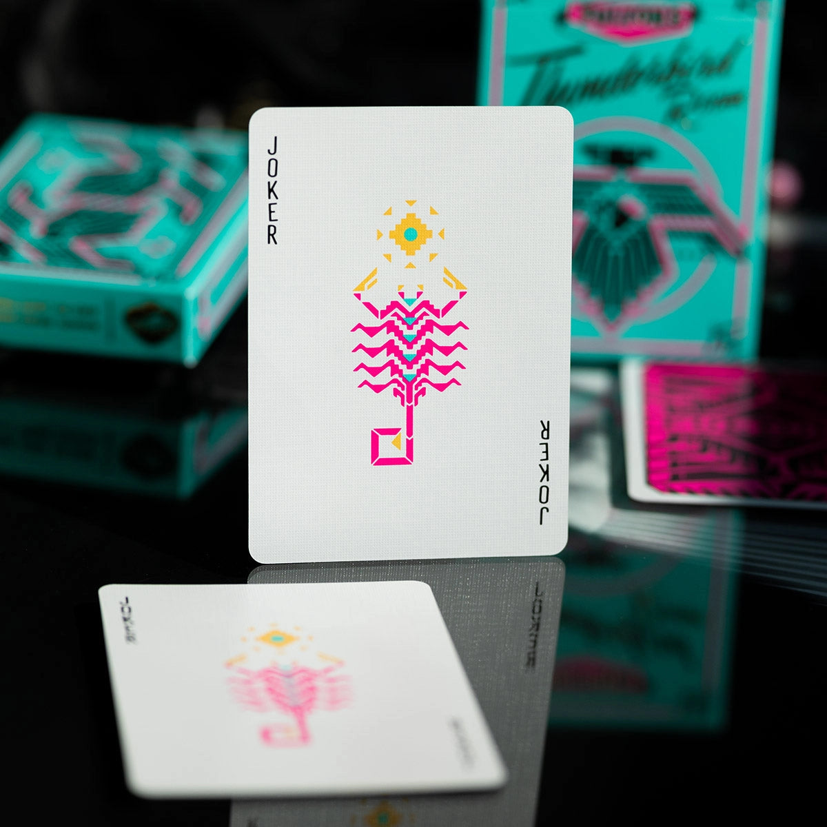Fulton's Thunderbird Room Turquoise Edition Playing Cards