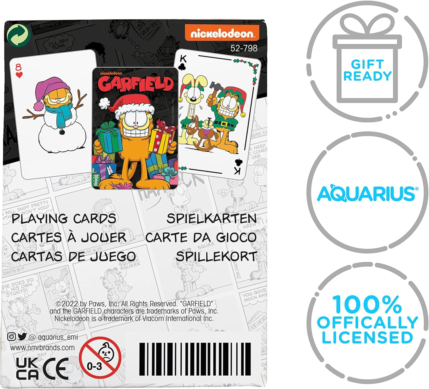 Garfield Christmas Playing Cards by Aquarius