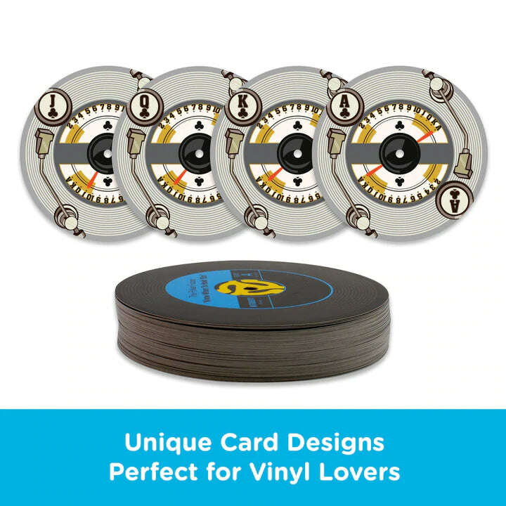 PlayingCardDecks.com-Record Shaped Playing Cards GAMAGO