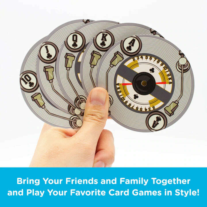 PlayingCardDecks.com-Record Shaped Playing Cards GAMAGO