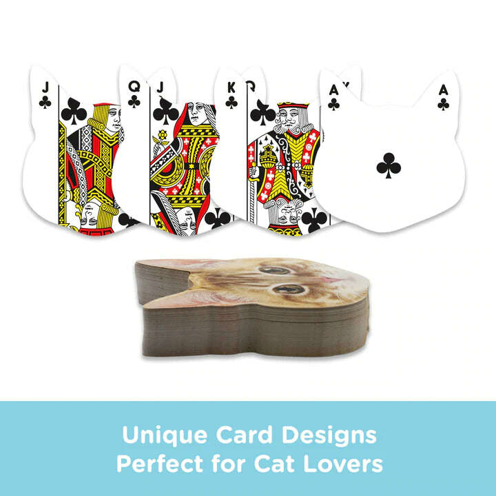 PlayingCardDecks.com-Kitten Shaped Playing Cards GAMAGO