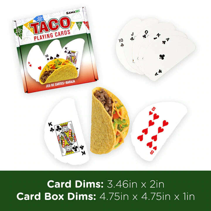 PlayingCardDecks.com-Taco Shaped Playing Cards GAMAGO