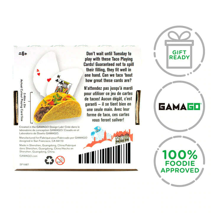 PlayingCardDecks.com-Taco Shaped Playing Cards GAMAGO
