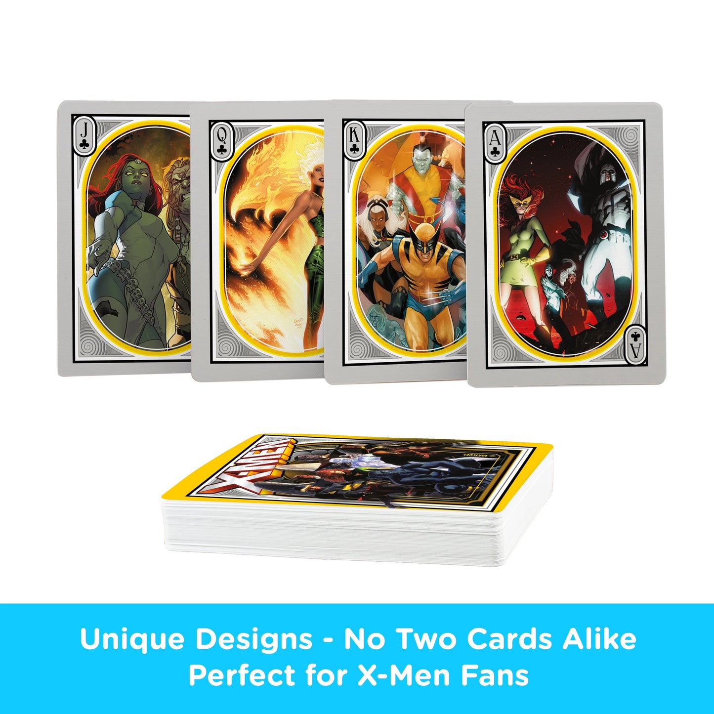 Marvel Comics X-Men Playing Cards - Protecting a World That Fears Them by Aquarius