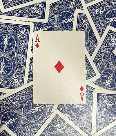 Blue One-Way Forcing Deck - Ace of Diamonds