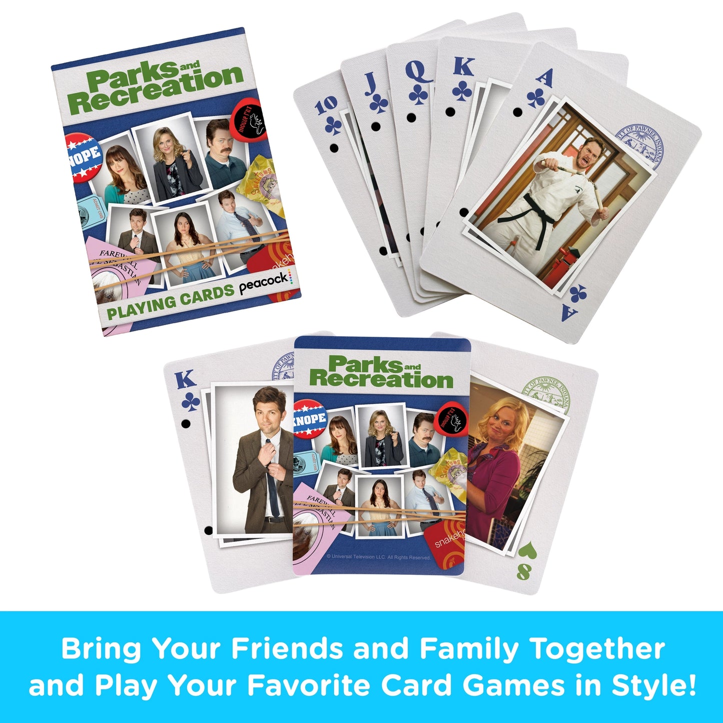 Parks and Recreation Playing Cards - Pawnee is First in Friendship