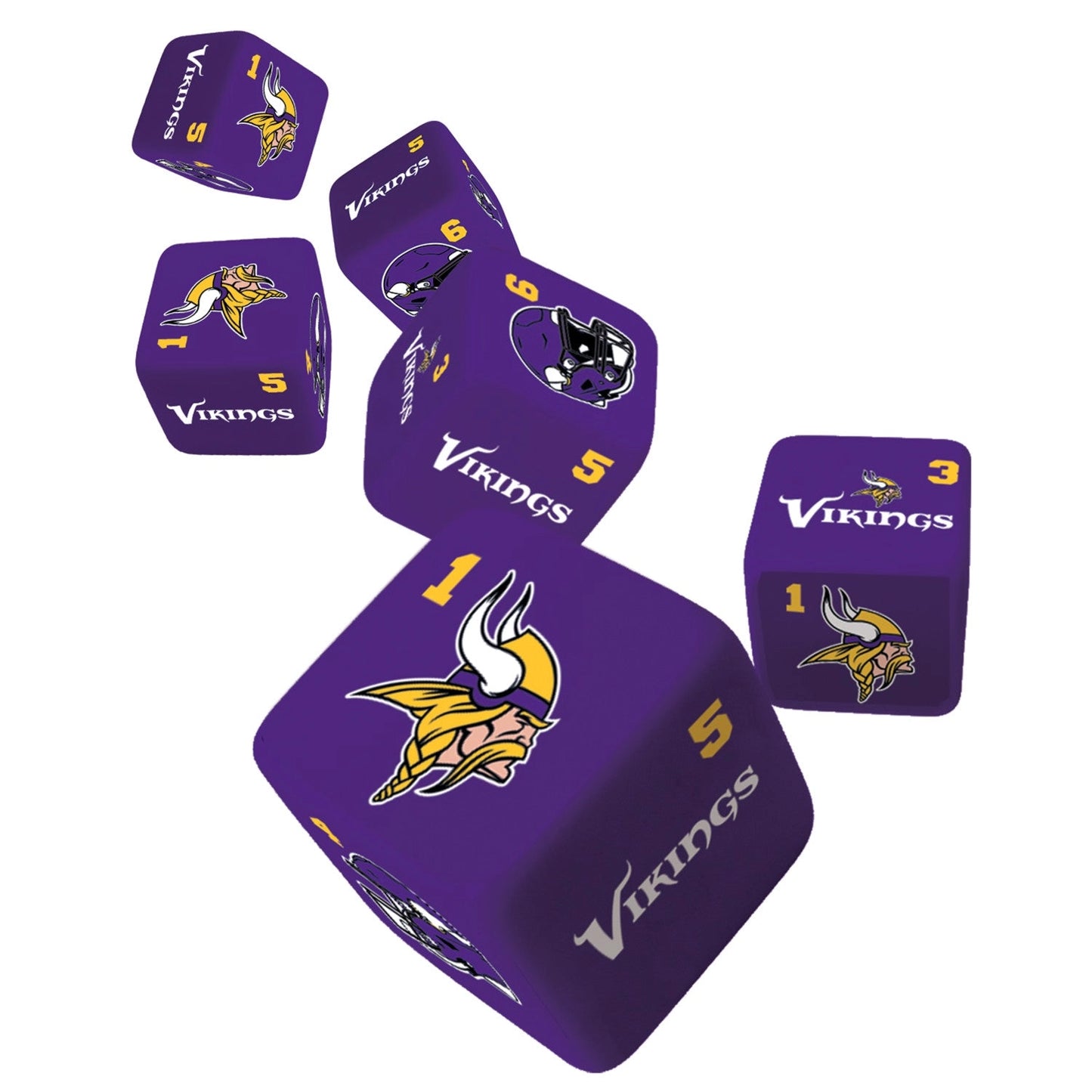 Minnesota Vikings Dice Set by Masterpieces