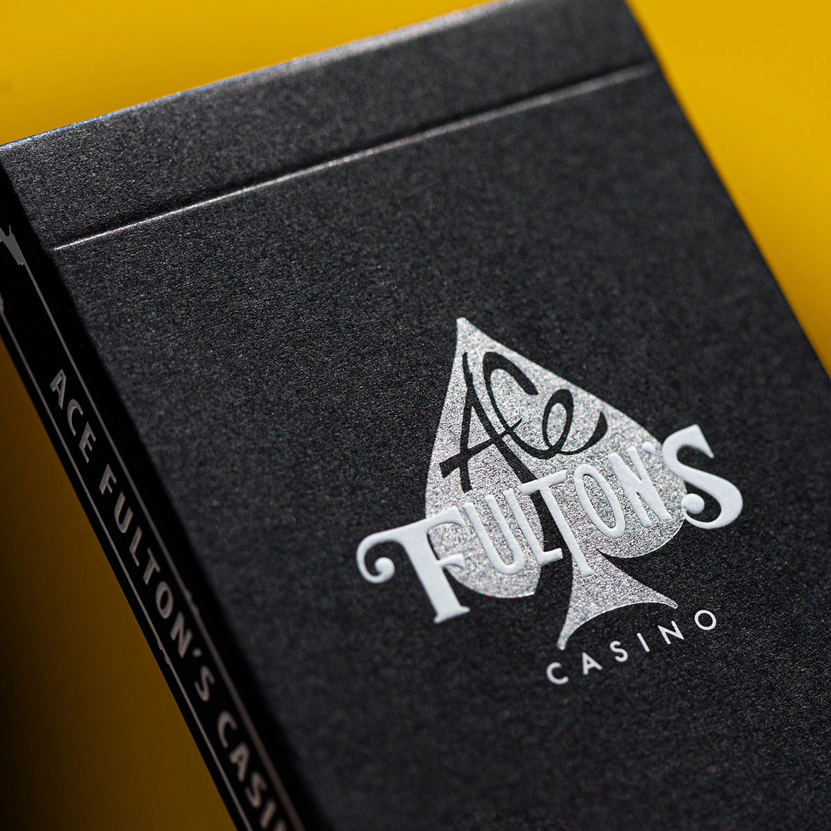 Vintage Back Midnight Fuel Ace Fulton's 10 Year Anniversary Playing Cards