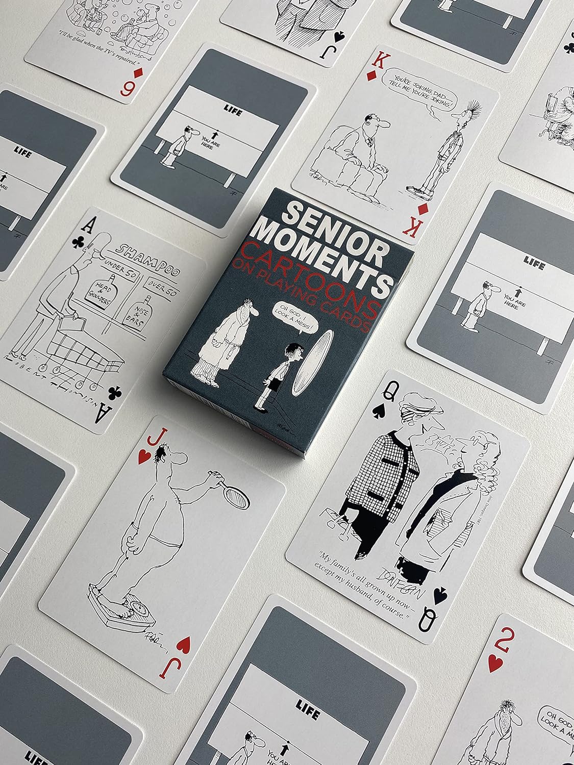 Senior Moments Playing Cards by Piatnik - A Lighthearted Take on Aging
