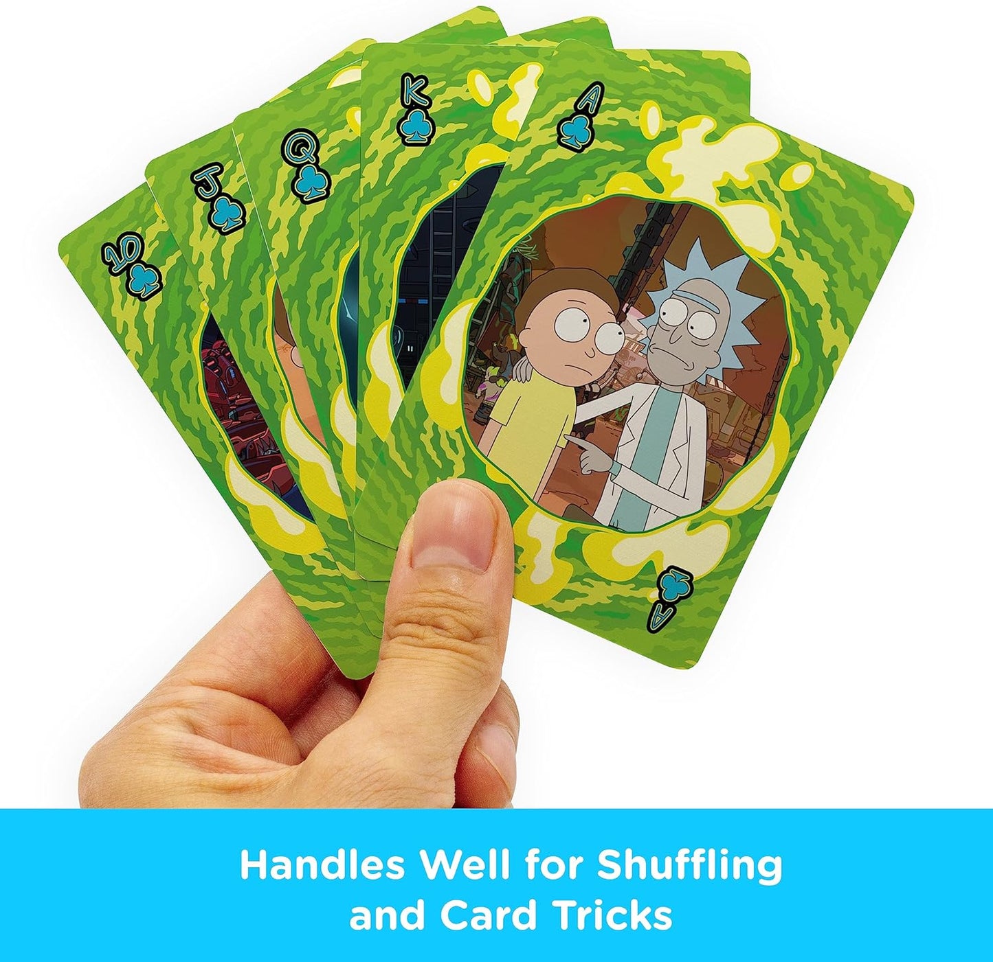Rick and Morty Official Playing Cards by Aquarius