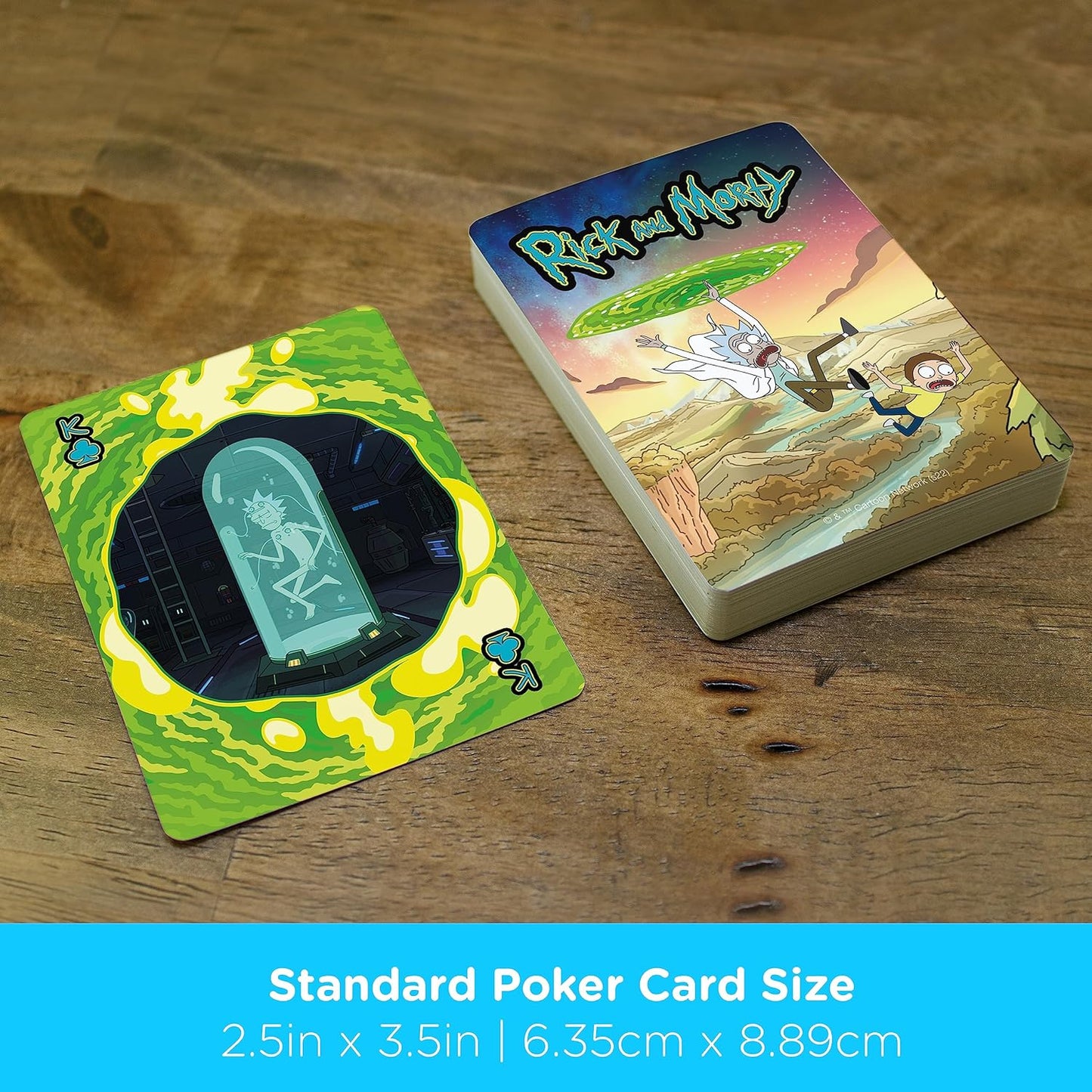 Rick and Morty Official Playing Cards by Aquarius