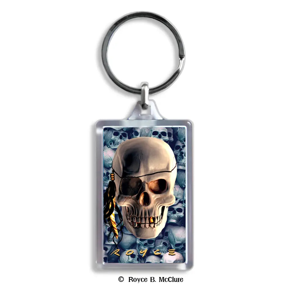 3D Skull - Keyring