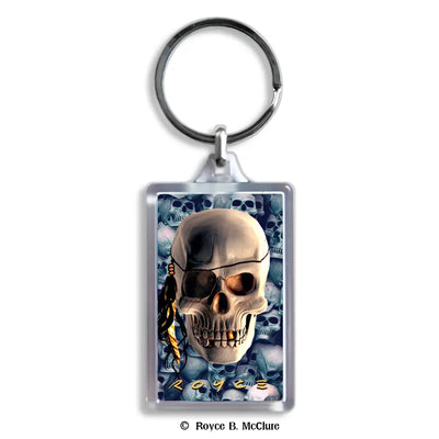 3D Skull - Keyring