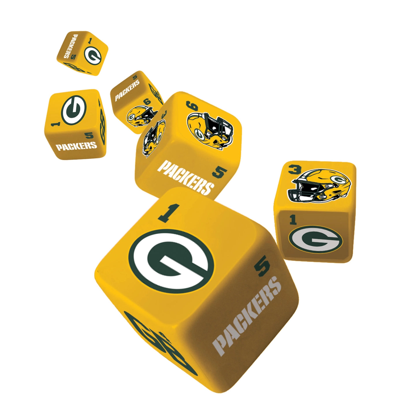 Green Bay Packers Dice Set by Masterpieces