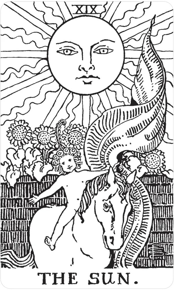 Black & White Rider-Waite® Tarot Deck - Classic Artistry Redefined