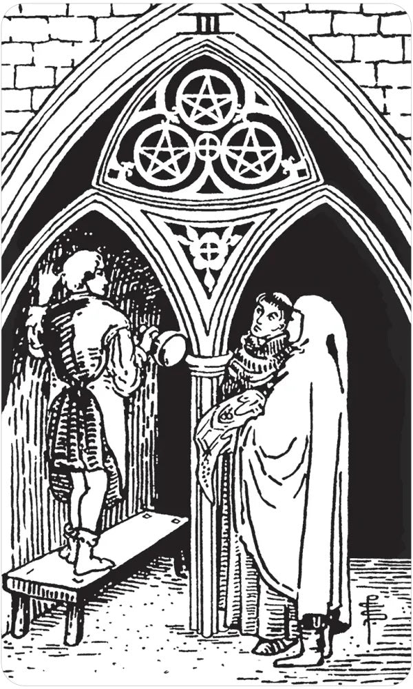 Black & White Rider-Waite® Tarot Deck - Classic Artistry Redefined