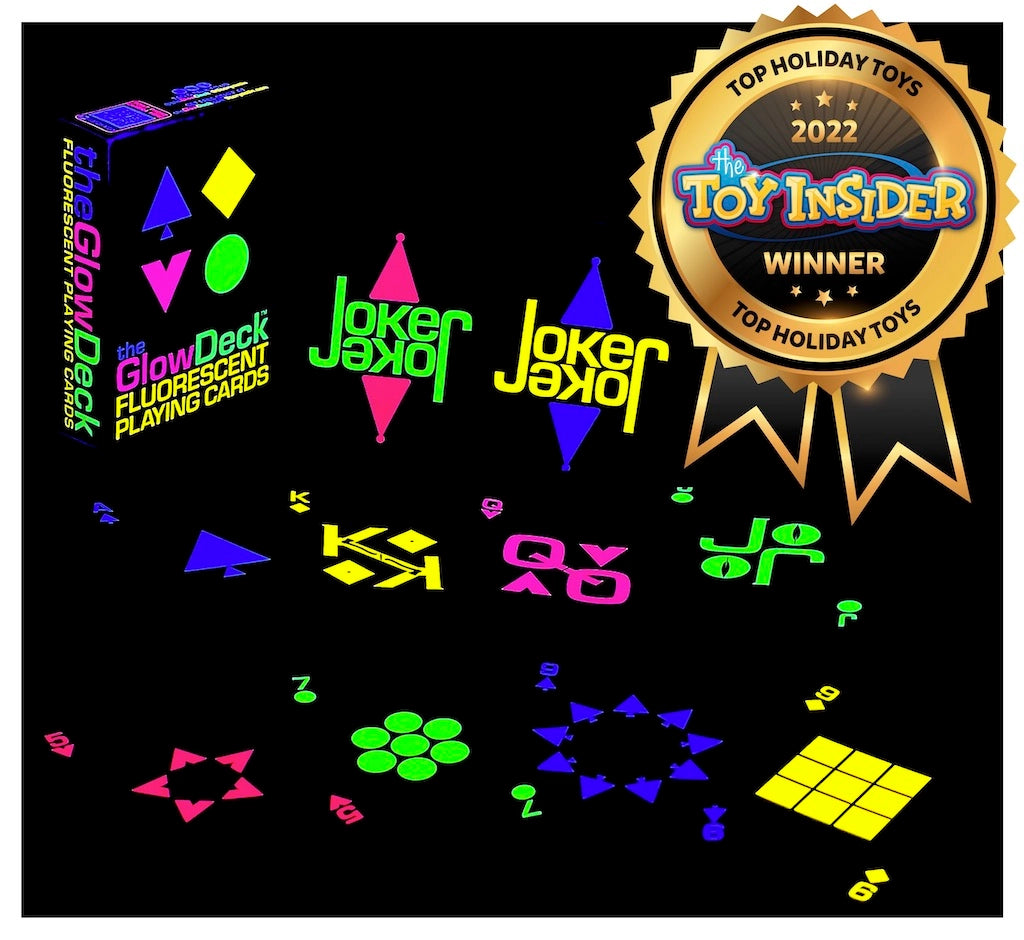 Glow Deck: Fluorescent Playing Cards