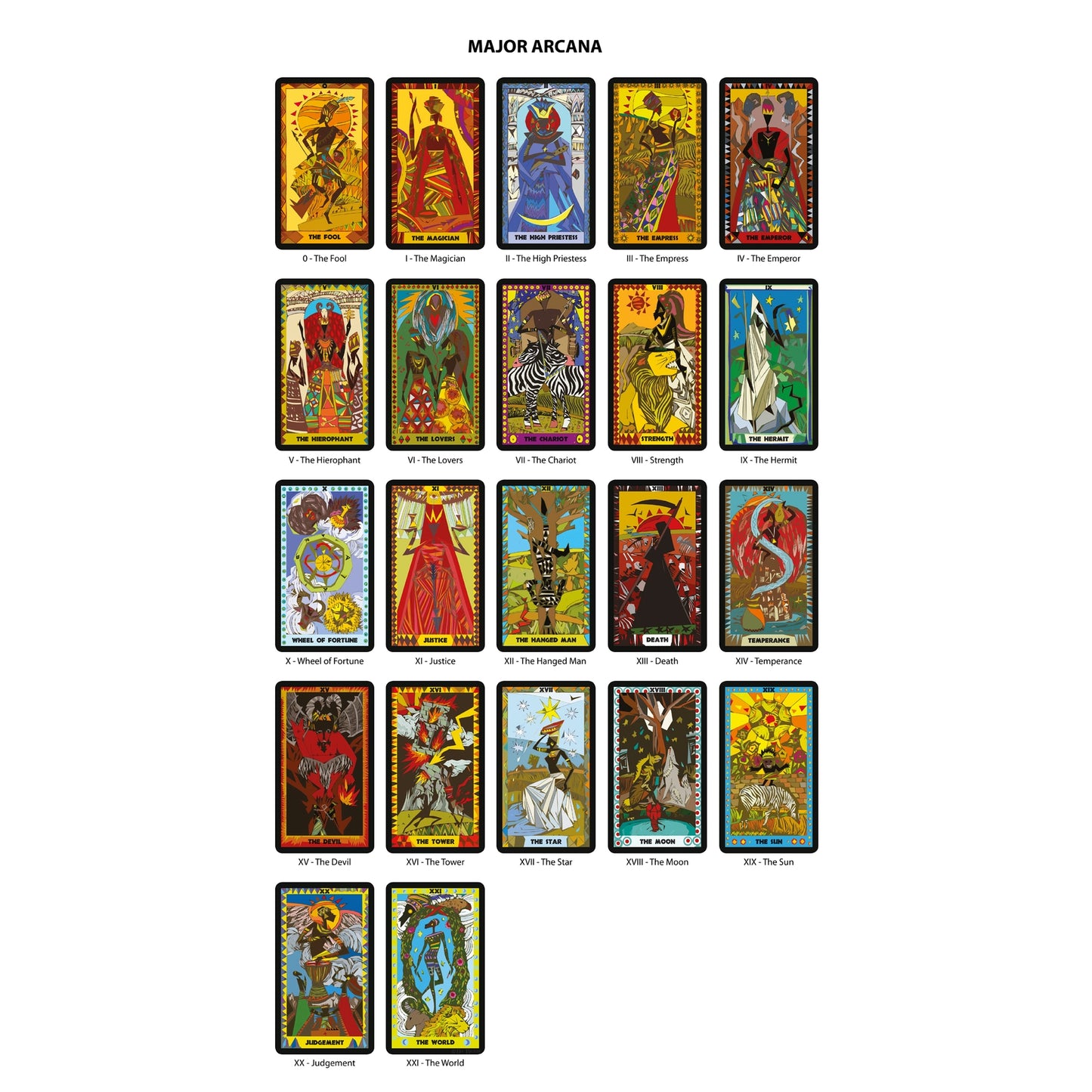 African Tarot Deck Da Brigh