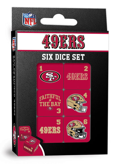 San Francisco 49ers Dice Set by Masterpieces